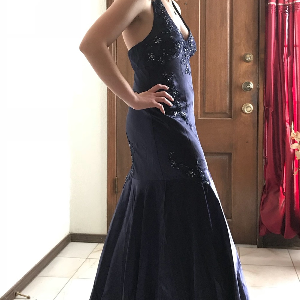 Blue dress